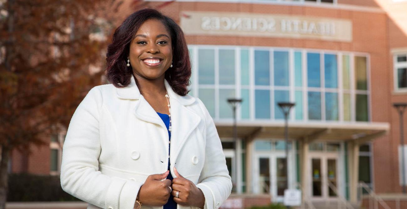 LaTya McCall, a nursing graduate, founded the BIG Club at South, which supports the Big Brothers Big Sisters of South Alabama. She looks forward to continuing to serve in a big sister role.