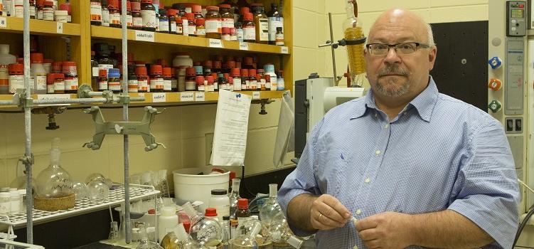 Dr. James Davis, professor of chemistry, has discovered a naturally occurring ionic liquid, a category of liquid salt that has been synthetically engineered for industrial purposes.